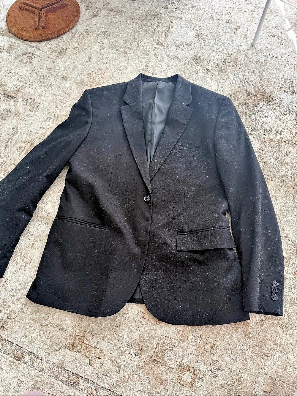H&M Black Single-Button Blazer